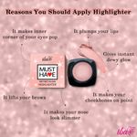 Buy Iba Must Have Get-Set-Glow, Metalic Highlighter, 8g l Face Makeup | Lightweight, Easily Blendable & Long Lasting | For All Skin Tones | 100% Natural, Vegan & Cruelty-Free l 8g - Purplle