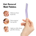 Buy Plush Flawless & Reusable Face & Eyebrow Razor for Women – Pack of 3 | Also for Upperlips, Forehead, Sideburns and Eyebrow | Painless and Instant Hair Removal at Home - Purplle