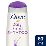 Buy Dove Daily Shine Shampoo, 80 ml - Purplle