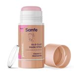 Buy Sanfe Promise Glo Clay Vitamin E Mask Stick With Niacinamide For Face | For Glowing Skin, Blackheads, Oil Control & Anti-Acne, 30gm, Pink - Purplle