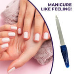 Buy Selfly Nail Filer - Nail Filer Kit For Women| 1 Piece Nail Filer | Nickel-Plated Surface Nail Filer | Nail Filer Helps to Gently Smooth Nail By Sanfe ( Multicolor) | Nail Filer For Nails | Tool To Smoothen Nails | Nail Filer For Nail Extension - Purplle