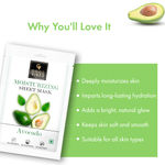 Buy Good Vibes Avocado Moisturizing Sheet Mask | Hydrating, Anti-Bacterial, Softening | No Animal Testing (20 ml) - Purplle