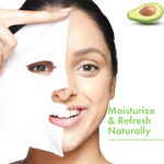 Buy Good Vibes Avocado Moisturizing Sheet Mask | Hydrating, Anti-Bacterial, Softening | No Animal Testing (20 ml) - Purplle
