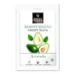 Buy Good Vibes Avocado Moisturizing Sheet Mask | Hydrating, Anti-Bacterial, Softening | No Animal Testing (20 ml) - Purplle