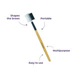 Buy Selfly Eyebrow Groomer Brush - 1 Piece | Eyebrow Brush for Women | Tames Thick Eyebrows | Lifts The Brows By Sanfe (Multicolor) Eyebrow Brush | Brush For Eyebrow | Eyebrow Grooming Brush | Eyebrow Brush Groomer | Grooming Eyebrow Brush - 1 Pc - Purplle