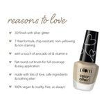 Buy Plum Color Affair Nail Polish Pixie Dust Collection - Enchanted 149 | Silver Glitter Finish | 7-Free Formula | 100% Vegan & Cruelty Free - Purplle
