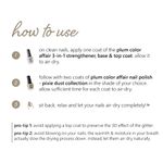 Buy Plum Color Affair Nail Polish Pixie Dust Collection - Enchanted 149 | Silver Glitter Finish | 7-Free Formula | 100% Vegan & Cruelty Free - Purplle