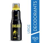 Buy Engage Urge Deodorant For Men, Citrus and Woody, Skin Friendly Deo, 220 ml each Body Spray (Pack of 2) - Purplle