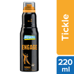 Buy Engage Tickle Deodorant for Men, Citrus and Spicy, Skin Friendly Deo, 220 ml Body Spray - Purplle