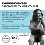 Buy BBLUNT Salon Secret High Shine Creme Hair Colour - Wine Deep Burgundy 4.20. No Ammonia ( 100 g+8ml) - Purplle