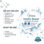 Buy CGG Cosmetics Hydro Boost Overnight Gel Mask with Hyaluronic Acid-3X Hydration & Glowing Skin-All Skin Types (250 g) - Purplle