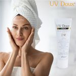 Buy Brinton Uv Doux Gold Silicone Water Resistant And Non-Greasy Sunscreen Gel Spf 50 Pa+++, Oil-Free, Sun Protection Against Uva/Uvb Rays|For All Skin Types (50 g) - Purplle