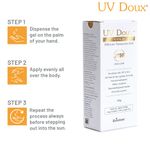 Buy Brinton Uv Doux Gold Silicone Water Resistant And Non-Greasy Sunscreen Gel Spf 50 Pa+++, Oil-Free, Sun Protection Against Uva/Uvb Rays|For All Skin Types (50 g) - Purplle