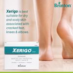 Buy Brinton Xerigo Intense Skin Moisturizing Cream With Exfoliating Ingredients For Cracked Feet, Elbow & Knees, Prevents Moisture Loss, Non-Greasy Quick Absorbing Formula, Lavender (100 g) - Purplle