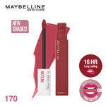 Buy Maybelline New York Super Stay Matte Ink Liquid Lipstick, Lasts Up to 16H - 170 Initiator, 5 ml - Purplle