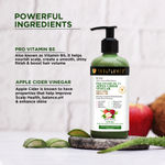 Buy Soulflower Apple Cider Vinegar, Pro-Vitamin B5 Shampoo 300ml, for Damaged Hair & Hair Fall Control - Purplle