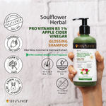 Buy Soulflower Apple Cider Vinegar, Pro-Vitamin B5 Shampoo 300ml, for Damaged Hair & Hair Fall Control - Purplle