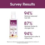 Buy TAC - The Ayurveda Co. Onion Hair Oil for Hair with Ginger for Healthy Hair and Scalp, 100ml - Purplle