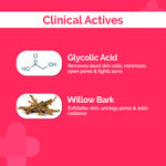 Buy The Derma Co.1.5% AHA + BHA Sheet Mask With Glycolic Acid & Willow Bark for Oily Acne Prone Skin- 20 g - Purplle