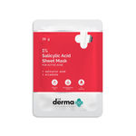 Buy The Derma Co.1% Salicylic Acid Sheet Mask With Salicylic Acid & Allantoin for Acne Prone Skin - 20g - Purplle