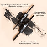 Buy SUGAR Cosmetics - Double Date - Extreme Volume Mascara - 01 Blackjack (Black Mascara)- Ultra-Thick Mascara for Dramatic Eyelashes, Transfer Proof, Lasts Up To 24 Hours - Purplle