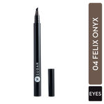 Buy SUGAR Cosmetics - Arch Arrival - Brow Pen- Felix Onyx 04 (Black Brow Pen) - Smudge-Proof, Water Proof Eyebrow Pen, Lasts Up to 12 hours - Purplle