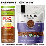 Buy Nourishvitals Flax Roasted Seeds, 200g - 100% Natural & Premium Quality, No Added Preservatives, Rich in Fiber and Calcium, Source of Omega 3 - Purplle
