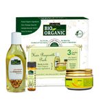 Buy Indus Valley Bio Organic Hair Regrowth Gift Pack DIY Kit 25 ml+5 ml+50 ml - Purplle