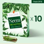 Buy Ozone Neem Dry Face Pack 25 G - Pack of 10 - Purplle