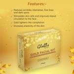 Buy Globus Naturals Gold Facial Kit For Illuminating Skin |5 Step Bridal Radiance Kit |Paraben Free | Salon Grade| For All Skin Types (110 gm) - Purplle