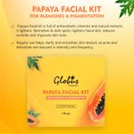 Buy Globus Naturals Anti-Tan Papaya Facial Kit For Flawless Skin | 5 Step Tan Removal Kit |Paraben Free | Salon Grade| For All Skin Types (110 gm) - Purplle