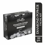Buy Globus Naturals Lightening Diamond Facial Kit For Skin Tightening and Ultra Glow |5 Step Radiant Glow Kit |Paraben Free | Salon Grade| For All Skin Types (110 gm) - Purplle