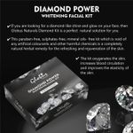 Buy Globus Naturals Lightening Diamond Facial Kit For Skin Tightening and Ultra Glow |5 Step Radiant Glow Kit |Paraben Free | Salon Grade| For All Skin Types (110 gm) - Purplle