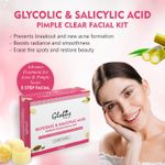 Buy Globus Naturals Pimple Clear Glycolic Acid Facial Kit For Anti- Acne|Dark Spots|Beautiful & Glowing Skin (110 gm) - Purplle