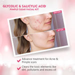 Buy Globus Naturals Pimple Clear Glycolic Acid Facial Kit For Anti- Acne|Dark Spots|Beautiful & Glowing Skin (110 gm) - Purplle