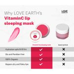 Buy Love Earth Lip Sleeping Mask With Vitamin C & Essential Oils For Soft, Long-Losting, Moisturised & Supple Lips 8 gm - Purplle