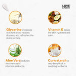 Buy Love Earth Vitamin C Sunscreen SPF-50 For Sun's UVA, UVB Ray Protection With Vitamin C & Essential Oils For All Skin Types 50 ml - Purplle