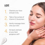 Buy Love Earth Vitamin C Sunscreen SPF-50 For Sun's UVA, UVB Ray Protection With Vitamin C & Essential Oils For All Skin Types 50 ml - Purplle