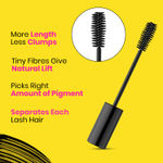 Buy NY Bae Eye Love Volumizing Mascara | Eye Makeup | Thick Eyelashes | Smudgeproof | Dries Quickly | Intense Black (8ml) - Purplle