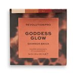 Buy Revolution Pro Goddess Glow Shimmer Brick Deserted 8 GM - Purplle