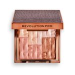 Buy Makeup Revolution Pro Goddess Glow Shimmer Brick Afterglow 8 GM - Purplle
