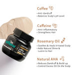 Buy mCaffeine Anti-Dandruff Cappuccino Coffee Hair Mask |Coffee with Rosmary oil | Anti dandruff , soothes & Heals Scalp, promotes healthy scalp & hair | SLS and Paraben Free | 200 ml - Purplle