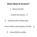 Buy mCaffeine Anti-Dandruff Cappuccino Coffee Hair Mask |Coffee with Rosmary oil | Anti dandruff , soothes & Heals Scalp, promotes healthy scalp & hair | SLS and Paraben Free | 200 ml - Purplle