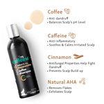 Buy mCaffeine Anti-Dandruff Cappuccino Coffee Shampoo | Reduces Scalp Dryness, Itchiness & Flakiness with Natural AHA and Cinnamon | Controls Excess Oil | SLS and Paraben Free | For All Hair Types| 250 ml - Purplle