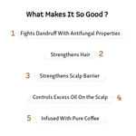 Buy mCaffeine Anti-Dandruff Cappuccino Coffee Shampoo | Reduces Scalp Dryness, Itchiness & Flakiness with Natural AHA and Cinnamon | Controls Excess Oil | SLS and Paraben Free | For All Hair Types| 250 ml - Purplle