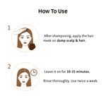 Buy mCaffeine Coffee Hair Mask for Hair Fall Control | Nourishes and Controls Frizz with Protein Trio and Pro-Vitamin B5 | For Strong & Shiny Hair | SLS and Paraben Free | 200 ml - Purplle