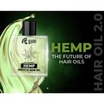 Buy Beardo Hemp Daily Styling Hair Oil For Men, 100ml | Non-Sticky & Light | Pleasant Fragrance - Purplle