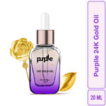 Buy Purplle 24K Gold Oil | All Skin Types | Anti-Aging | Brightening | Diminishes Scarring | Hydrating | Quick Absorption (20 ml) - Purplle