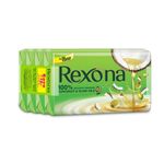 Buy Rexona Coconut and Olive Oil Soap For Silky Smooth Skin, 4X100 g - Purplle