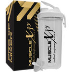Buy MuscleXP Gym Shaker PRO XP Mixer 100% Leakproof Guarantee Shaker Blender 700 ml, For Protein, Pre Workout and BCAAs, BPA Free Material Sipper Bottle (White) - Purplle